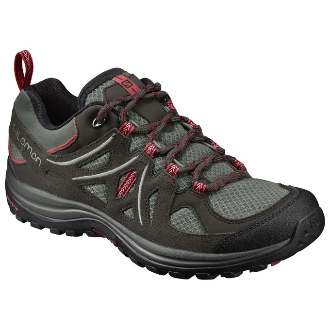 Zapatillas Trekking Salomon Mujer Negras / Plateadas - Salomon Argentina ELLIPSE 2 AERO W ,280945-PT